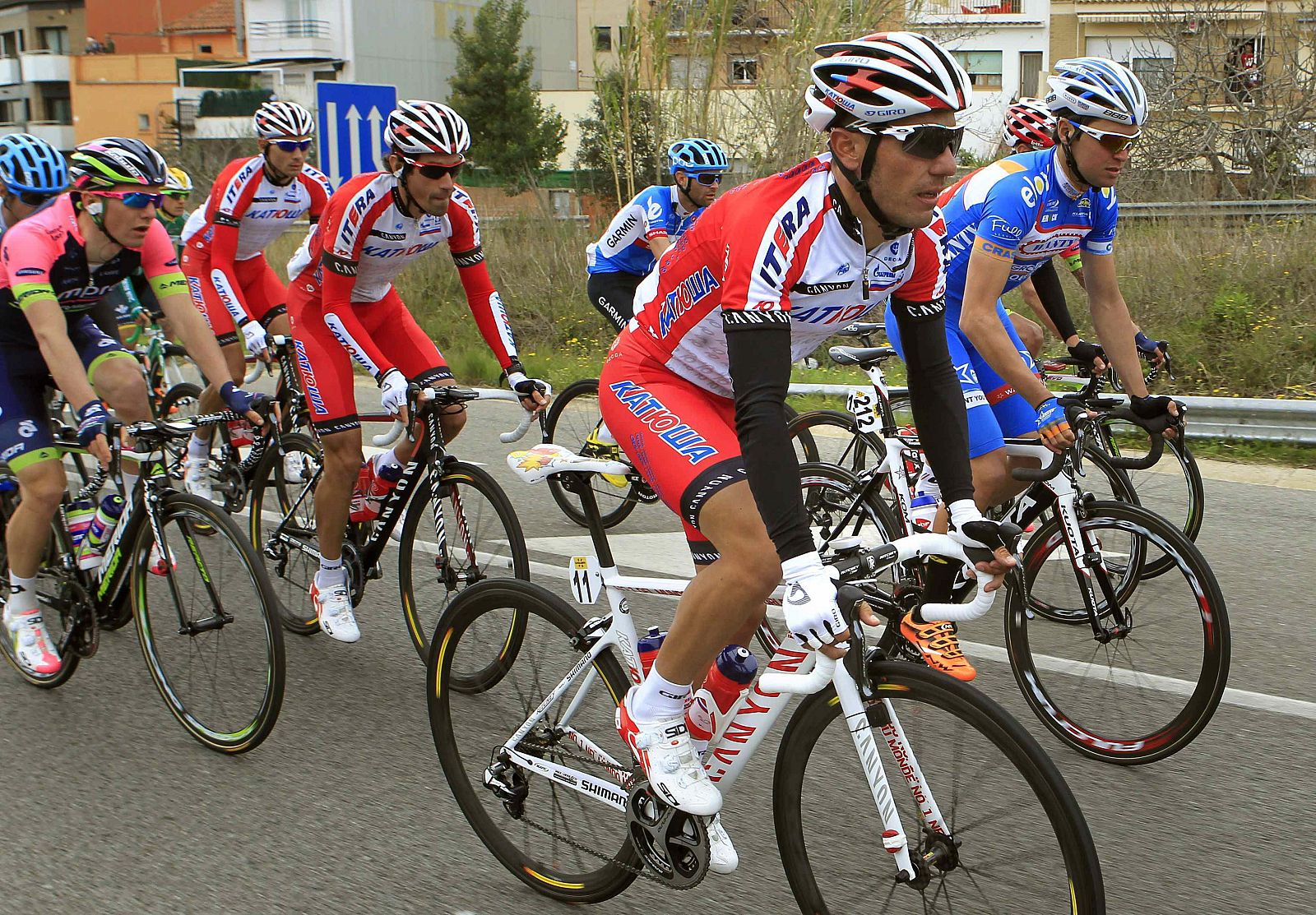 El ciclista español Joaquim "Purito" Rodríguez, del Katusha, durante la Volta Ciclista a Catalunya.
