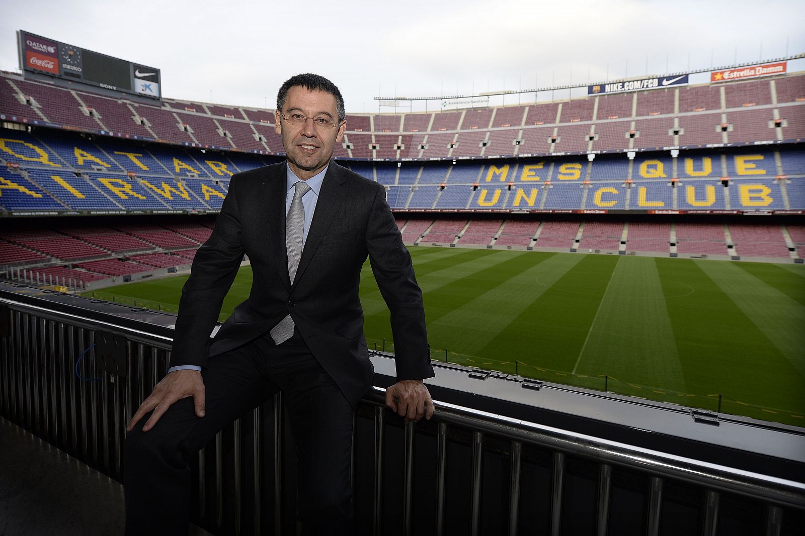 Foto de archivo de Bartomeu en el Camp Nou.