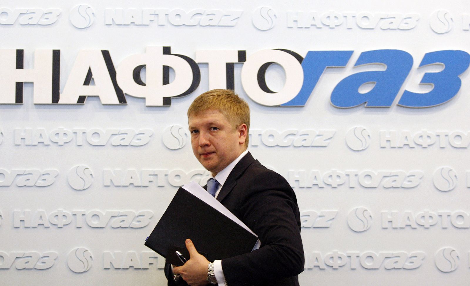 El nuevo director de Naftogaz, la empresa ucraniana de gas, tras su reunión con Gazprom en Moscú