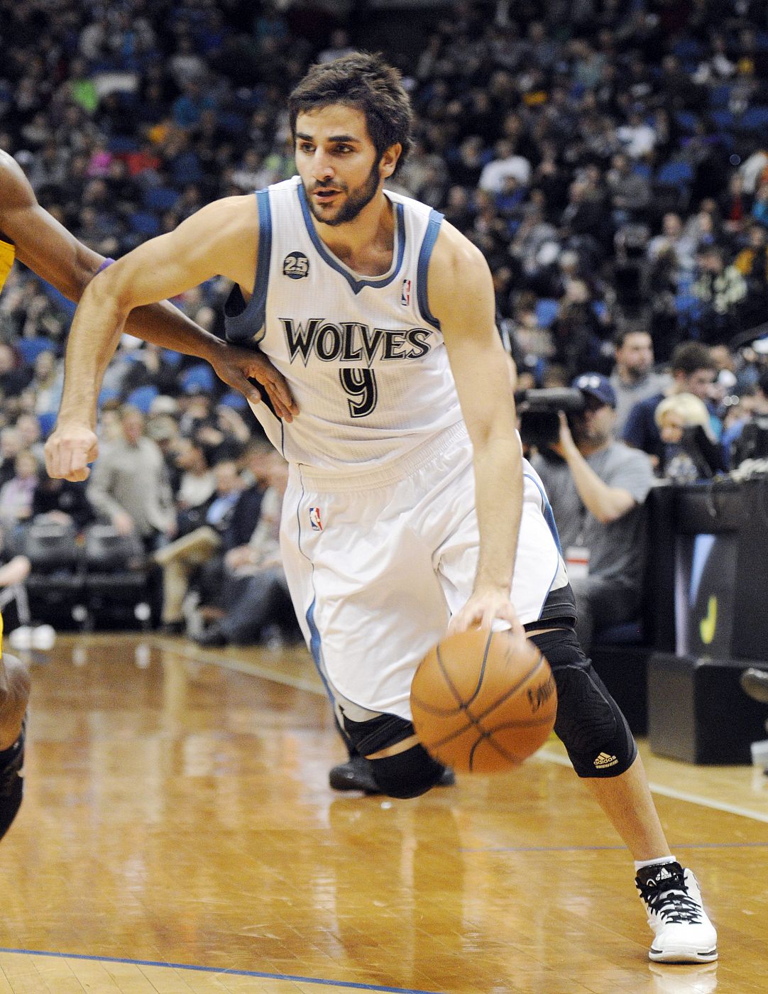 El jugador de los Timberwolves de Mineápolis, el español Ricky Rubio.