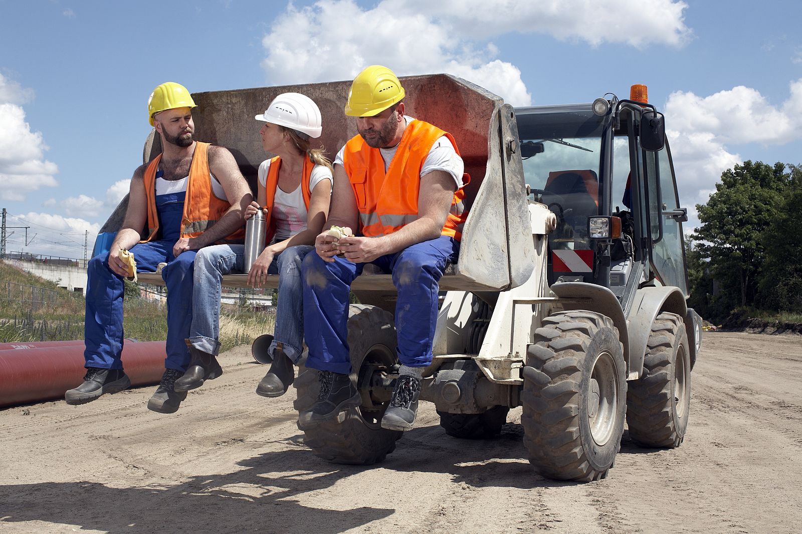Trabajadores de la construcción en Alemania