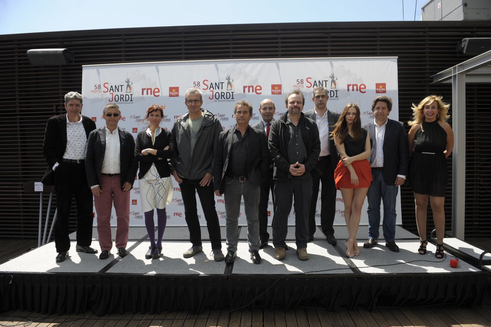 Foto de familia de los 58º Premios RNE Sant Jordi