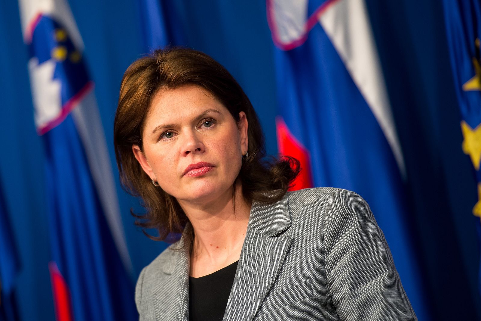 La primera ministra eslovena, Alenka Bratusek