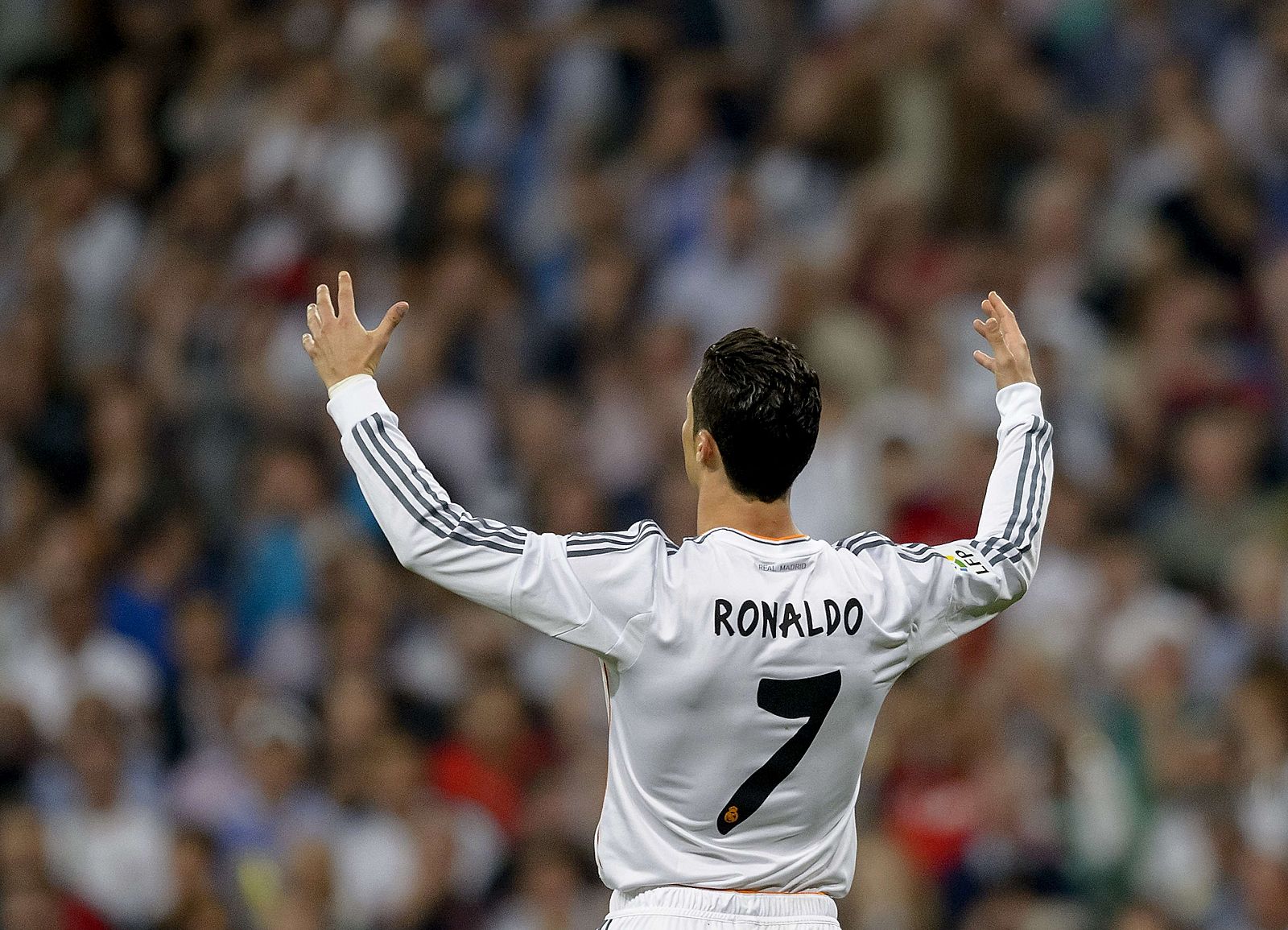 Imagen del portugués del Real Madrid Cristiano Ronaldo.