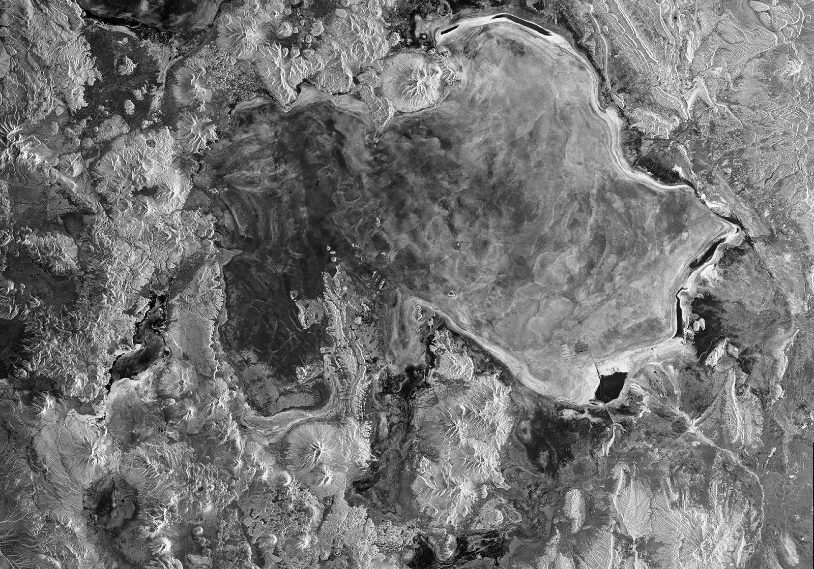 Imagen del salar de Uyuni obtenida por el satélite Sentinel-1A de la ESA.