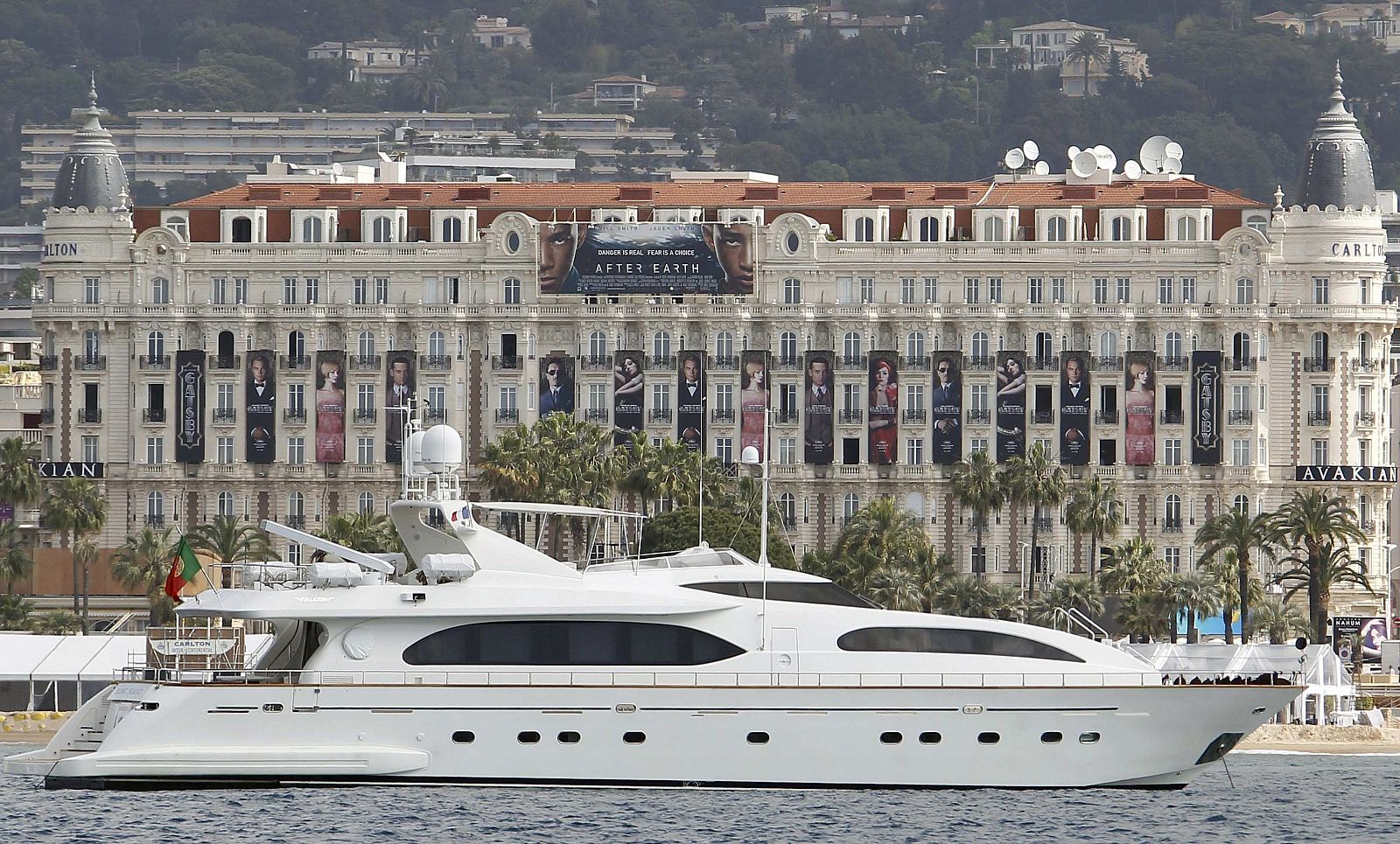 Foto de archivo del hotel Carlton en Cannes.