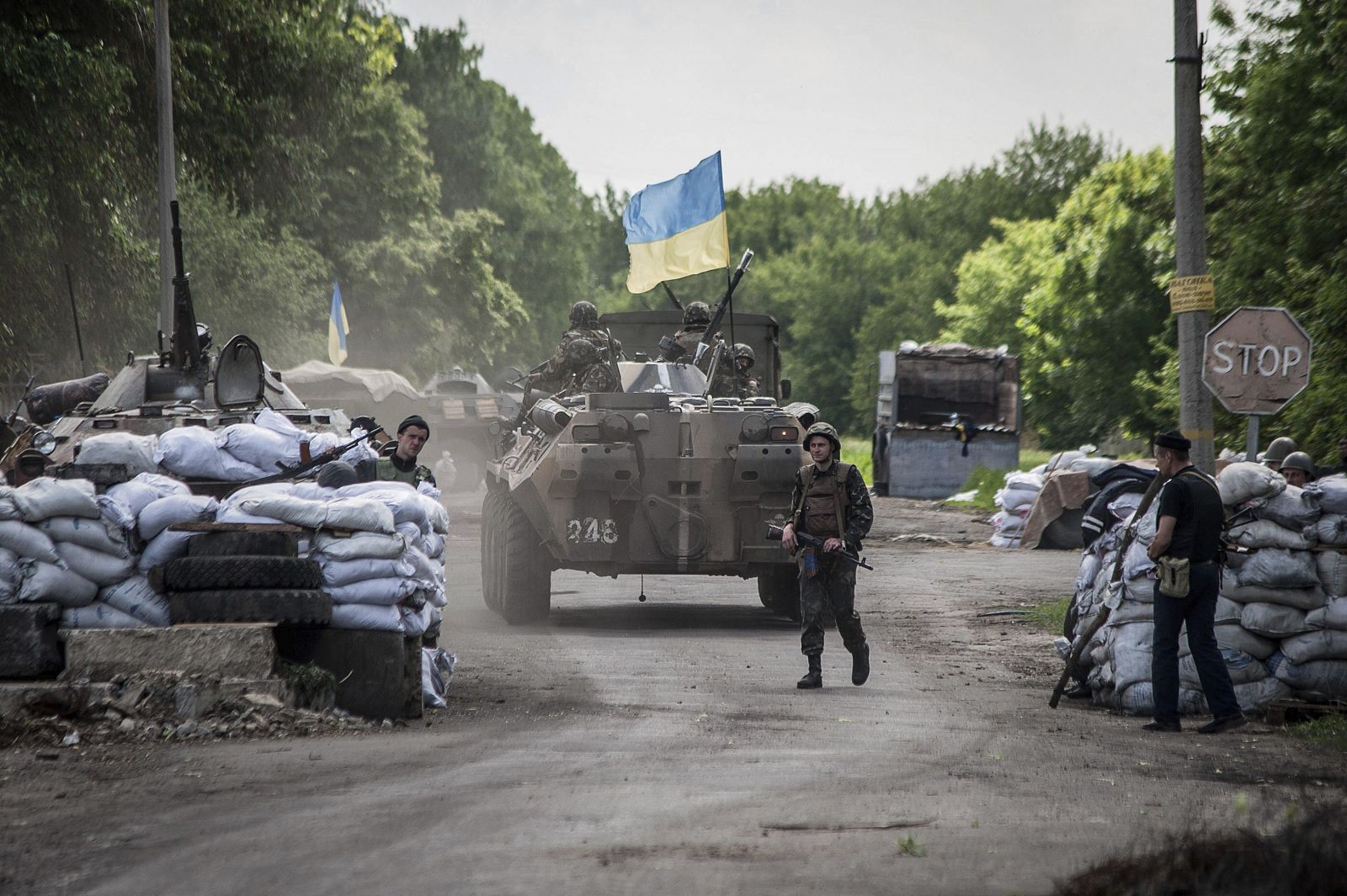 Seis soldados ucranianos mueren en un combate con insurgentes prorrusos en Kramatorsk