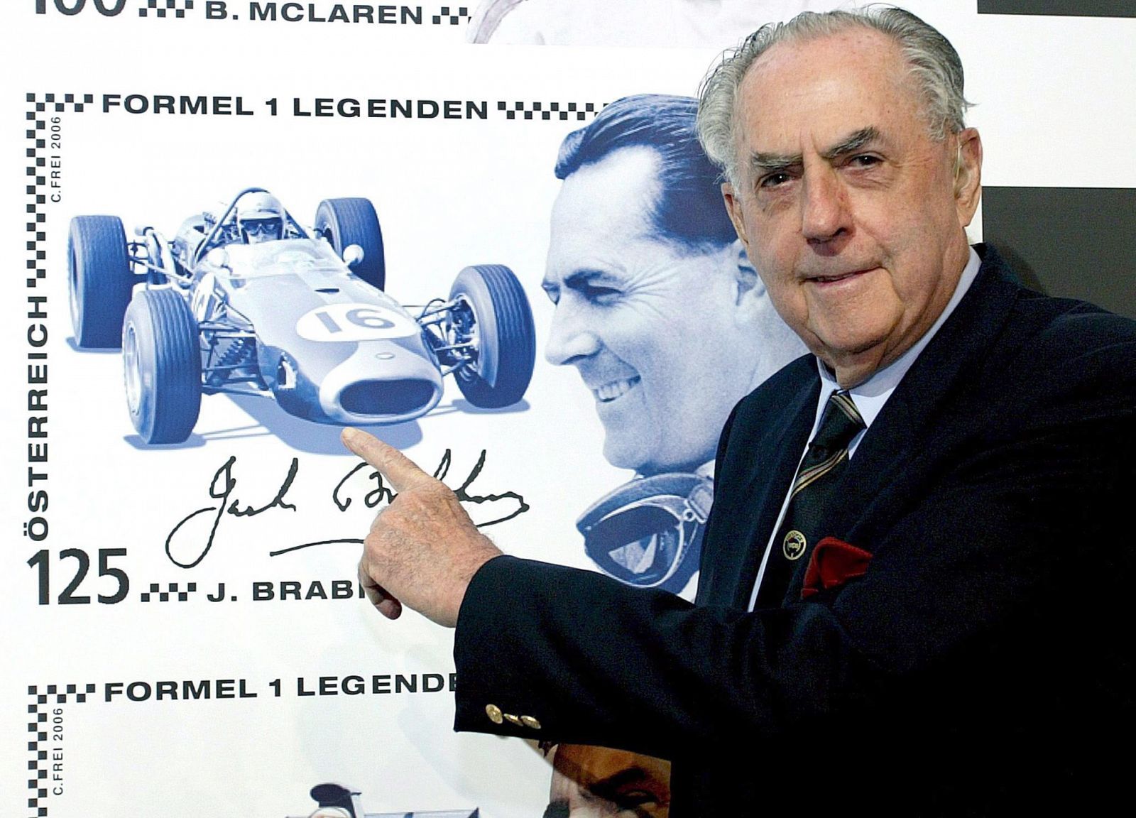 Imagen de archivo de Jack Brabham tomada el 7 de junio de 2006.