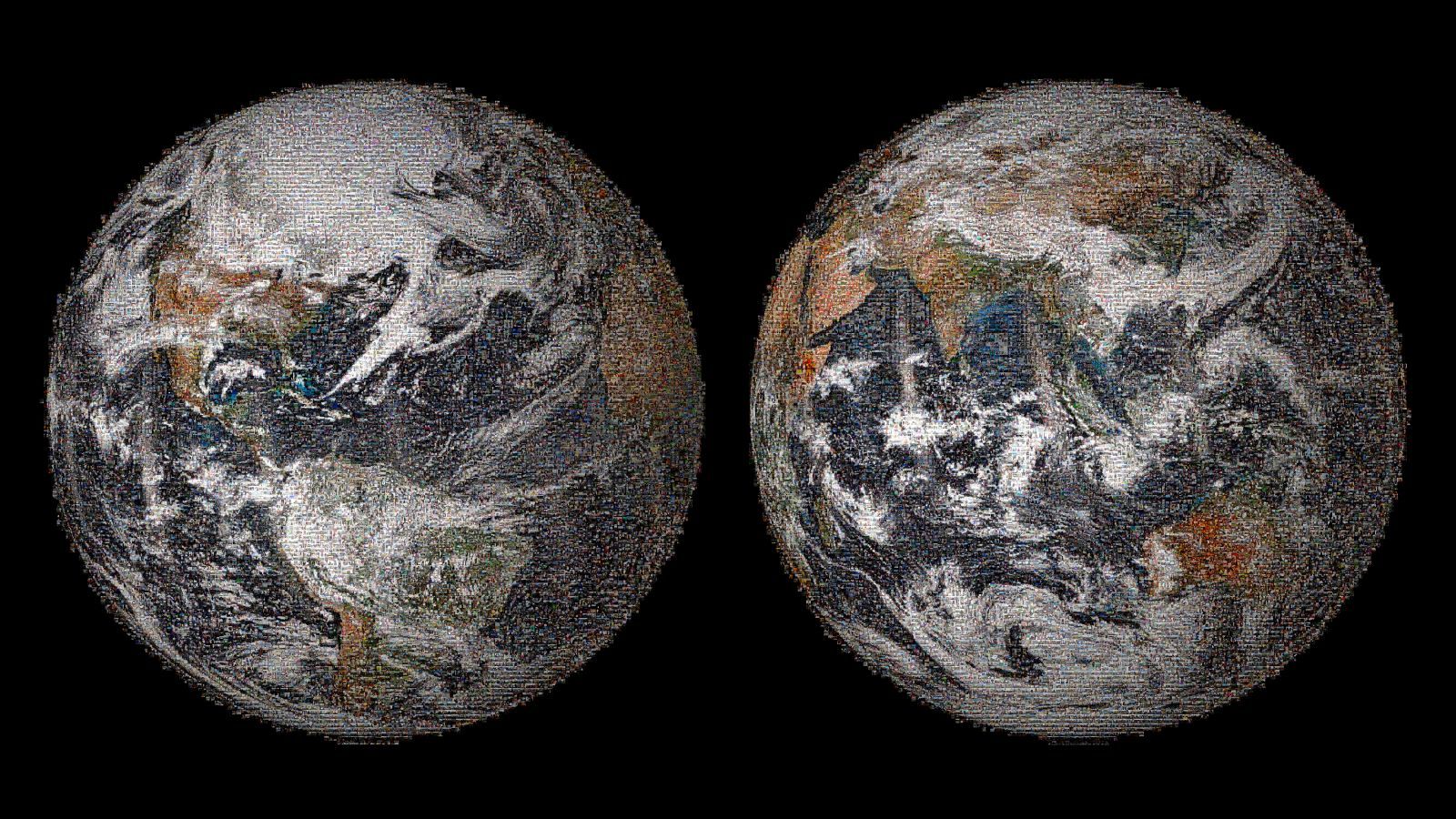 El 'Selfie' global que hizo la NASA por el Día de la Tierra.
