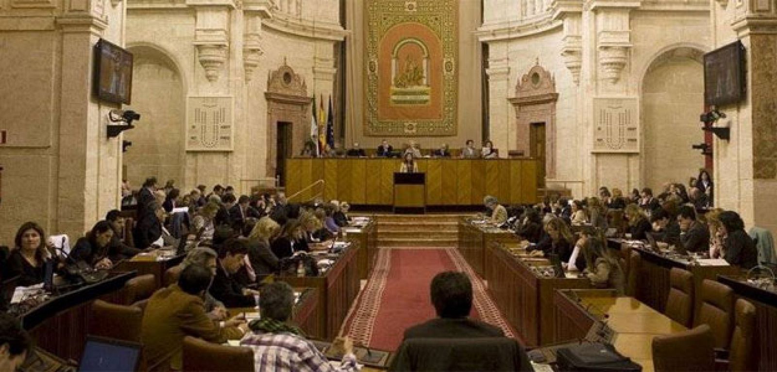 Imagen del interior del Parlamento de Andalucía