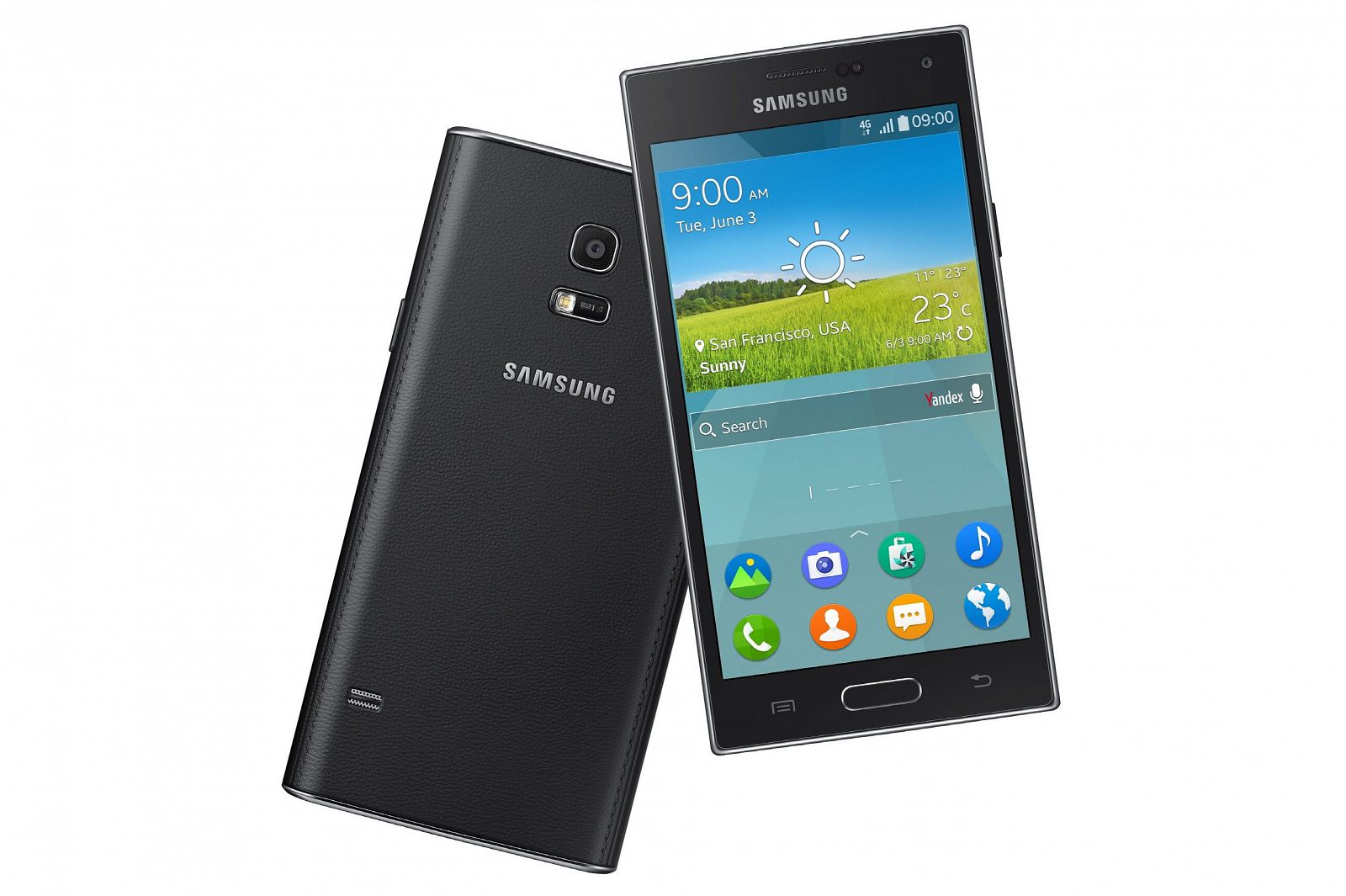 Nuevo teléfono inteligente, el Samsung Z, que será el primer smartphone con sistema operativo Tizen.
