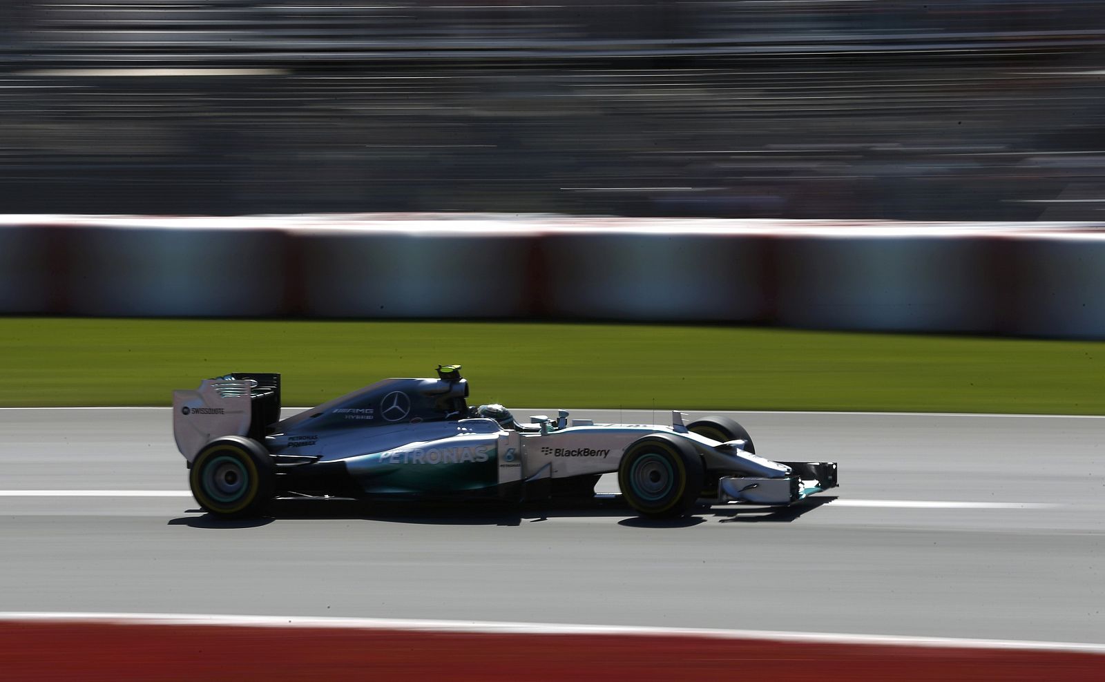 El alemán Nico Rosberg, en el circuito Gilles Villeneuve de Canadá