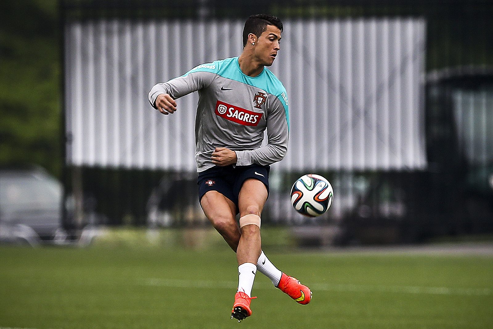 El jugador de la selección nacional de Portugal Cristiano Ronaldo