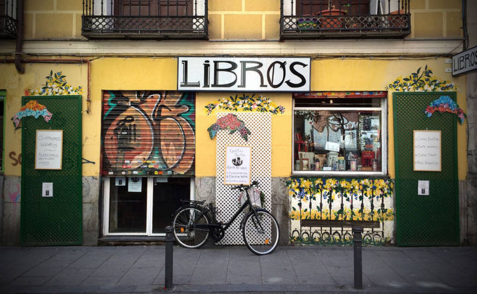 Una librería estilo antiguo en Malasaña, Madrid