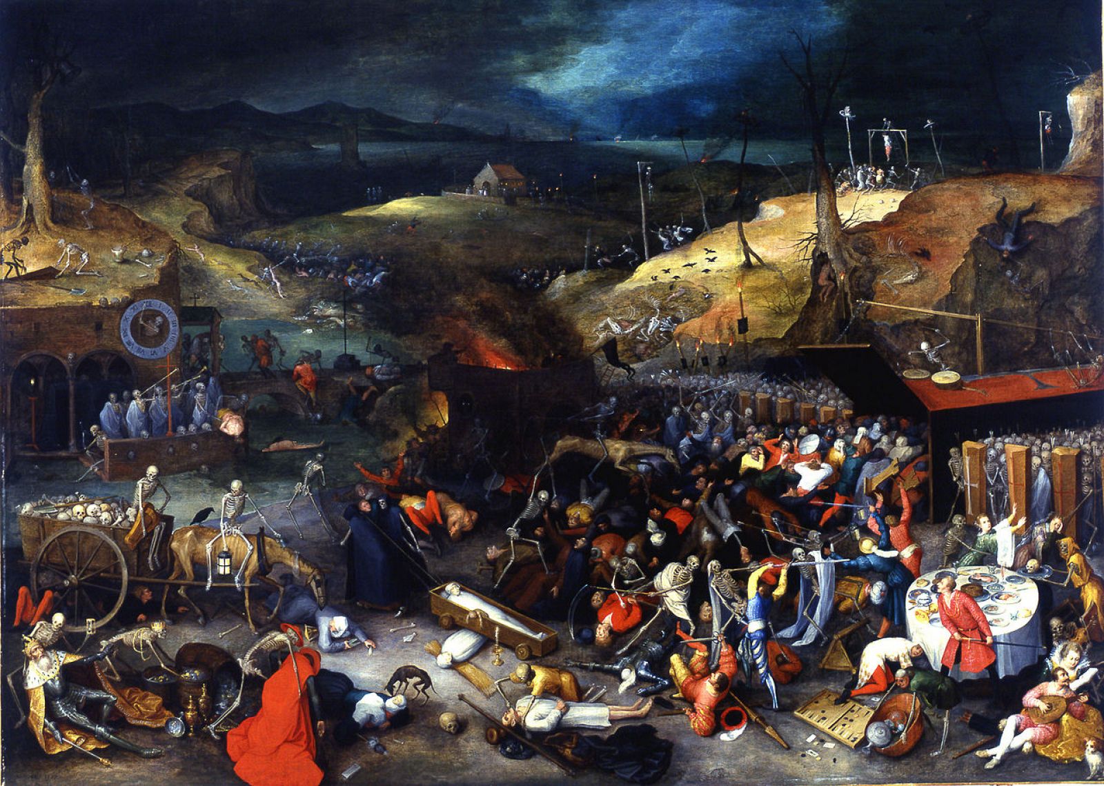 El triunfo de la muerte. Jan Brueghel 1597