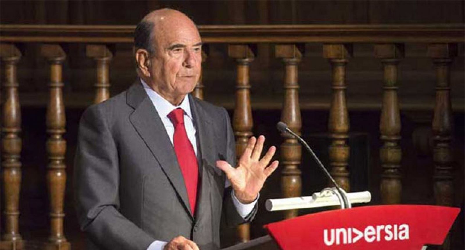 El presidente del Banco Santander, Emilio Botín, en una imagen de archivo.