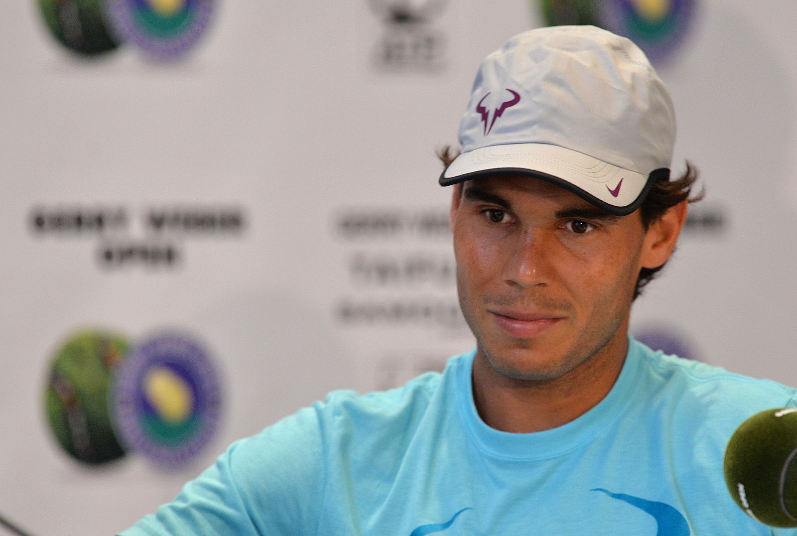 Rafa Nadal, en rueda de prensa