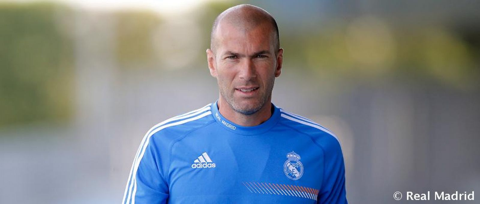Zinedine Zidane, técnico del Castilla.