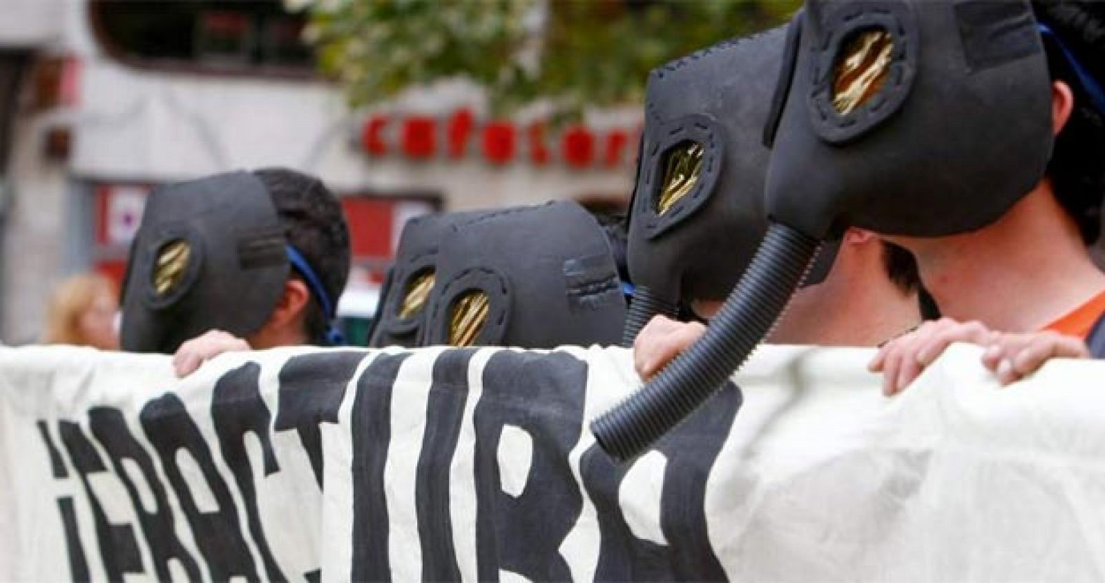 Imagen de una manifestación contra el 'fracking' en Santander