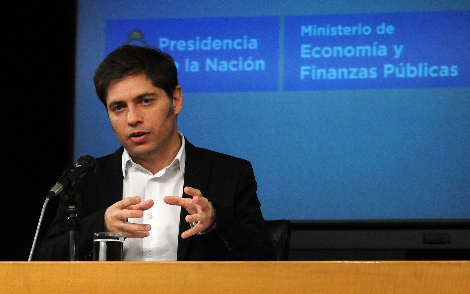 El ministro argentino de Economía, Axel Kicillof