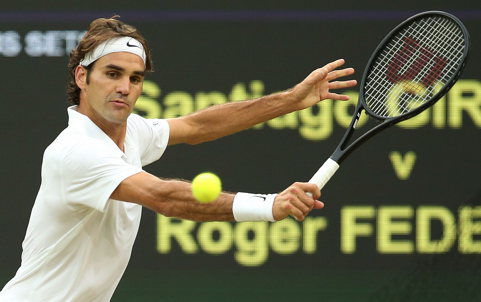 Roger Federer, en Wimbledon