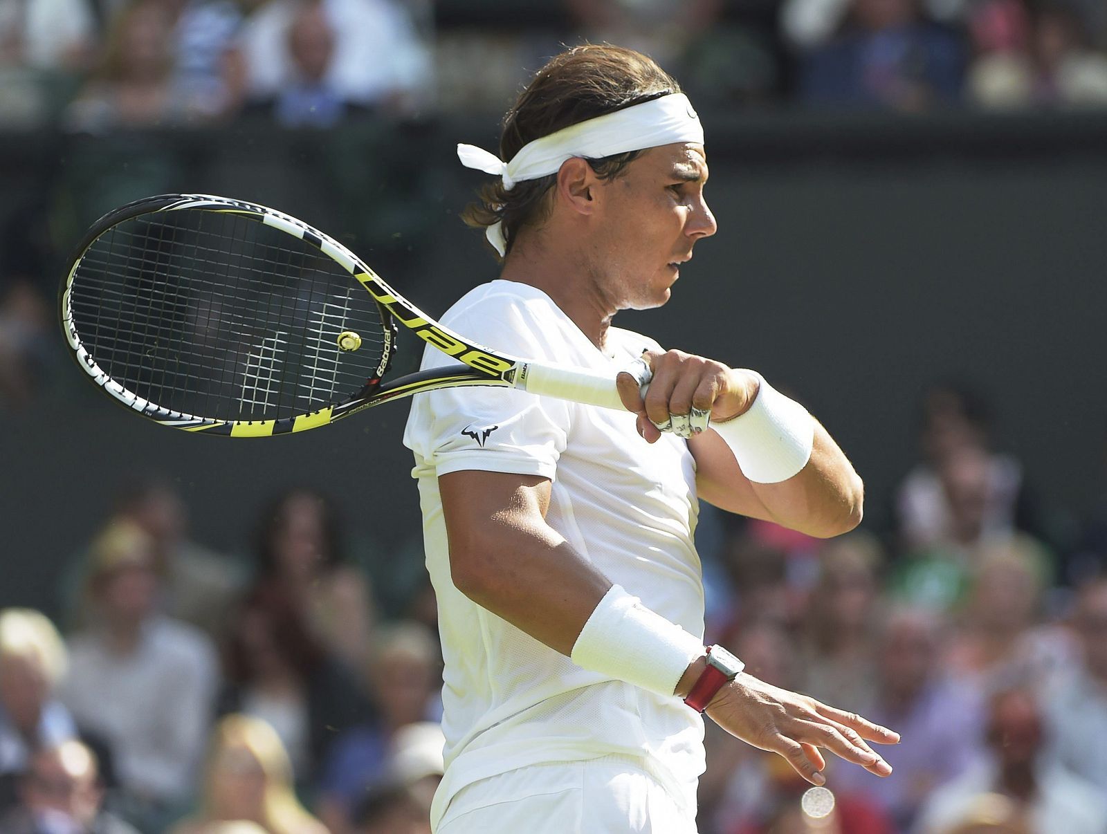 El tenista español, Rafael Nadal, en el pasado Wimbledon.