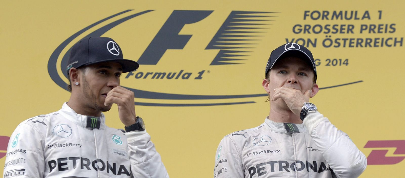 Lewis Hamilton y Nico Rosberg, compañeros en Mercedes y rivales en el Mundial