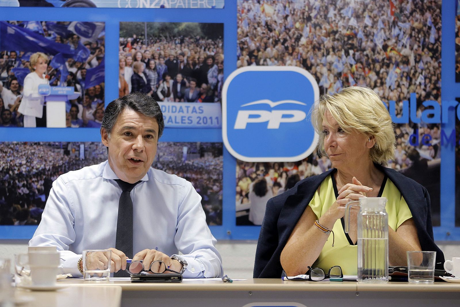 El presidente de la Comunidad de Madrid, Ignacio González, en una reunión del PP madrileño.