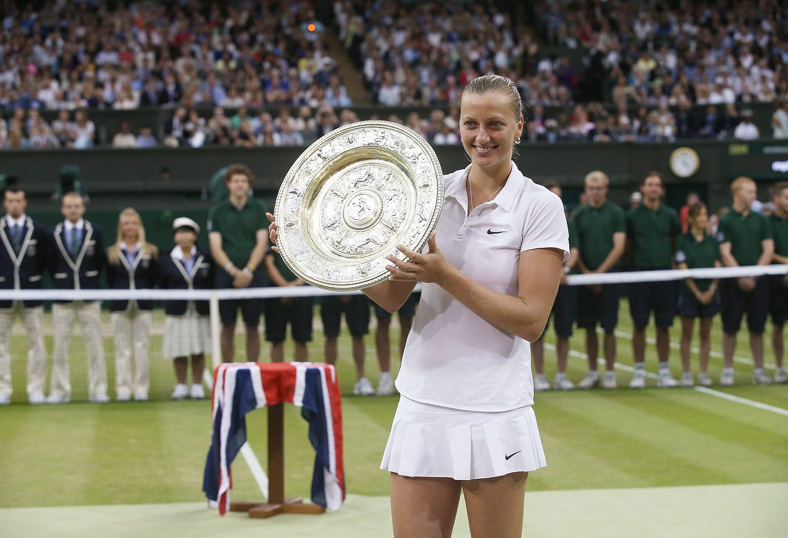 La checa Petra Kvitova, campeona de Wimbledon 2014