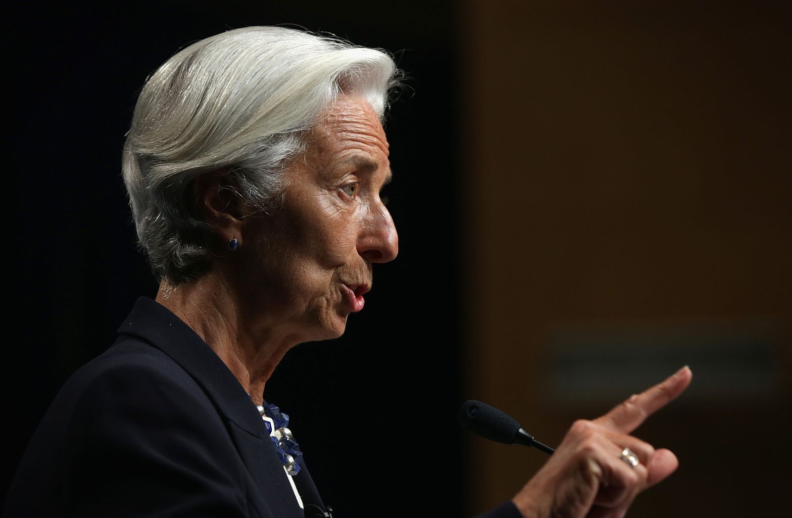 La directora gerente del Fondo Monetario Internacional (FMI), Christine Lagarde