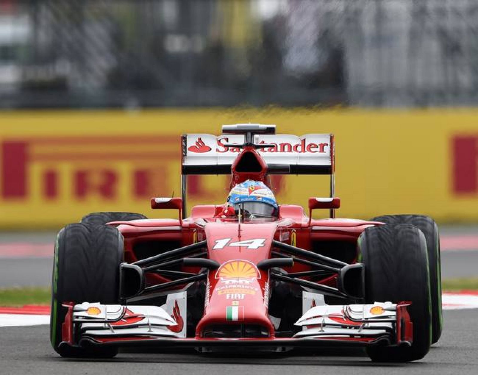 El español Fenando Alonso, en Silverstone