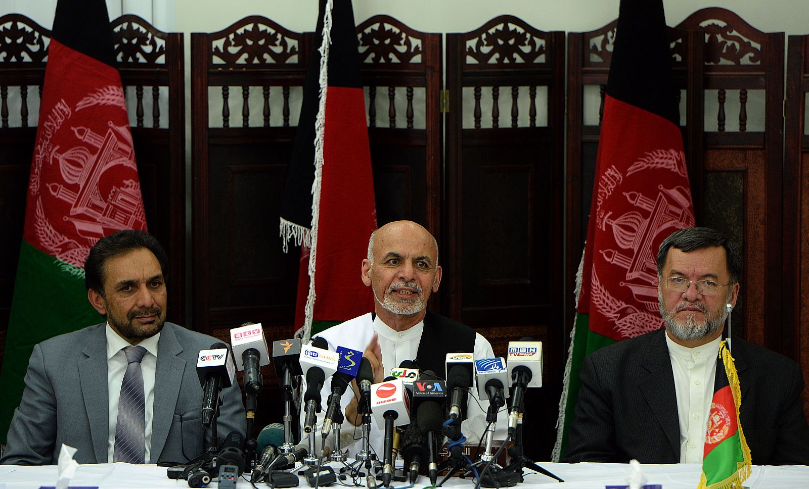 El candidato presidencia de Afganistán, Ashraf Ghani, en una fotografía de archivo