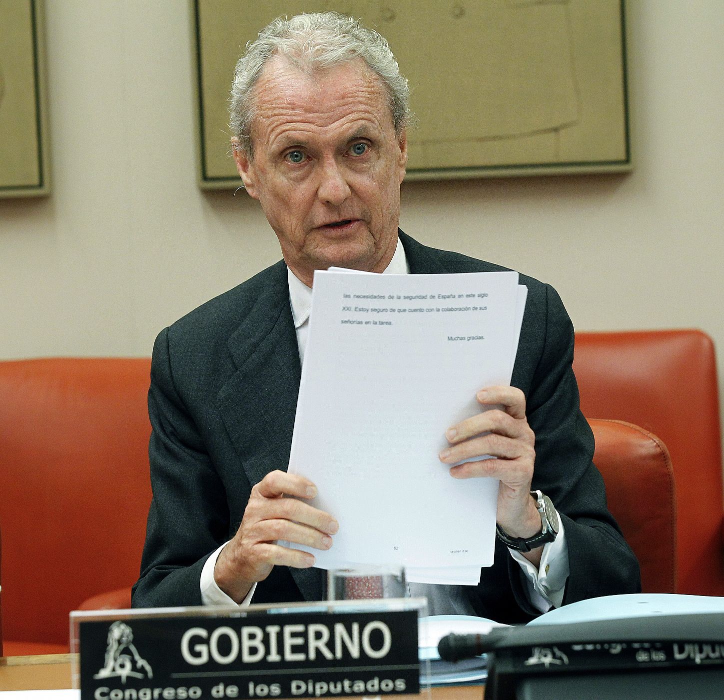 El ministro Pedro Morenés comparece en la Comisión de Defensa del Congreso