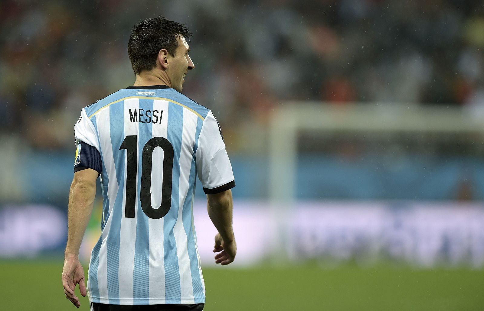 Leo Messi, en las semifinales contra Holanda.