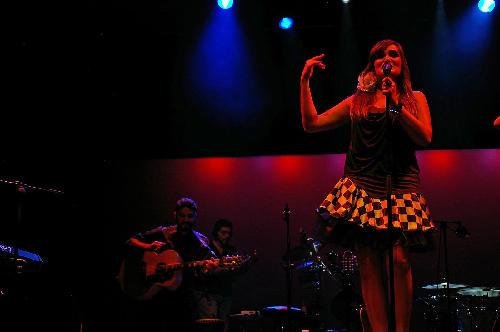 La cantante Maria Rozalén, durante su actuación en el Circo Price de Madrid