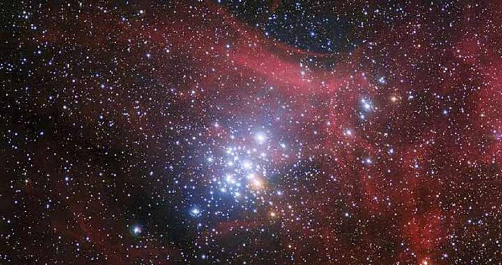 Conjunto de estrellas jóvenes congregadas en la Constelación de Carina (conocida como La Quilla)