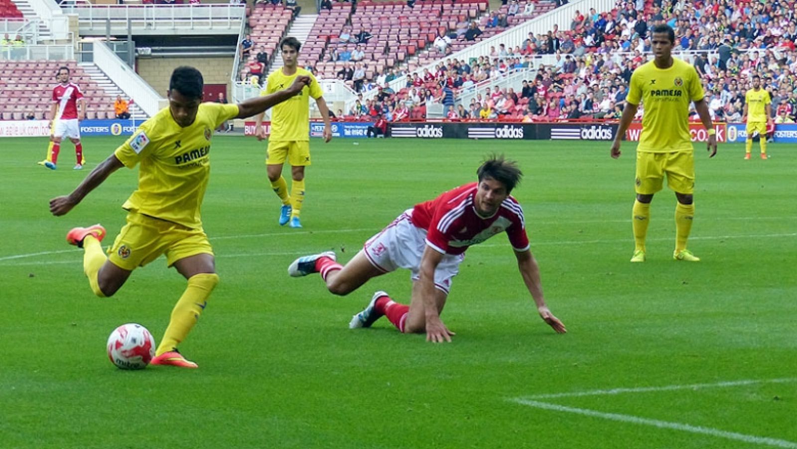 Partido amistoso del Villarreal en Inglaterra