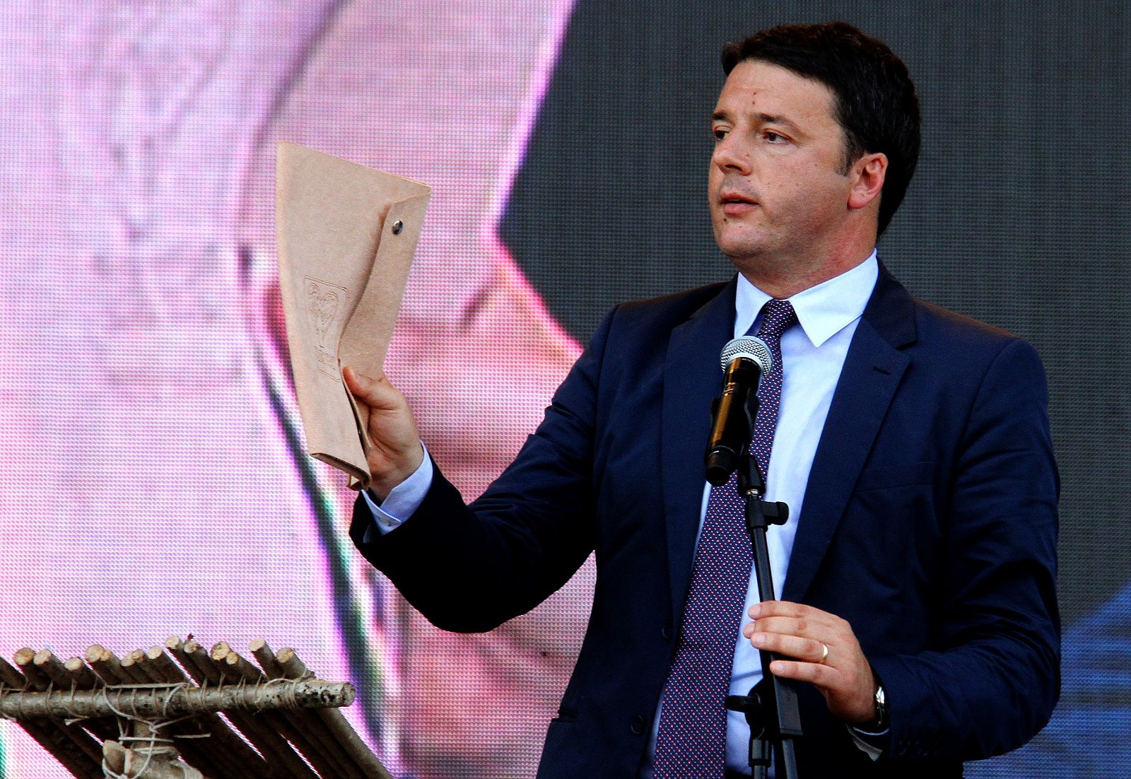 El primer ministro de Italia, Matteo Renzi