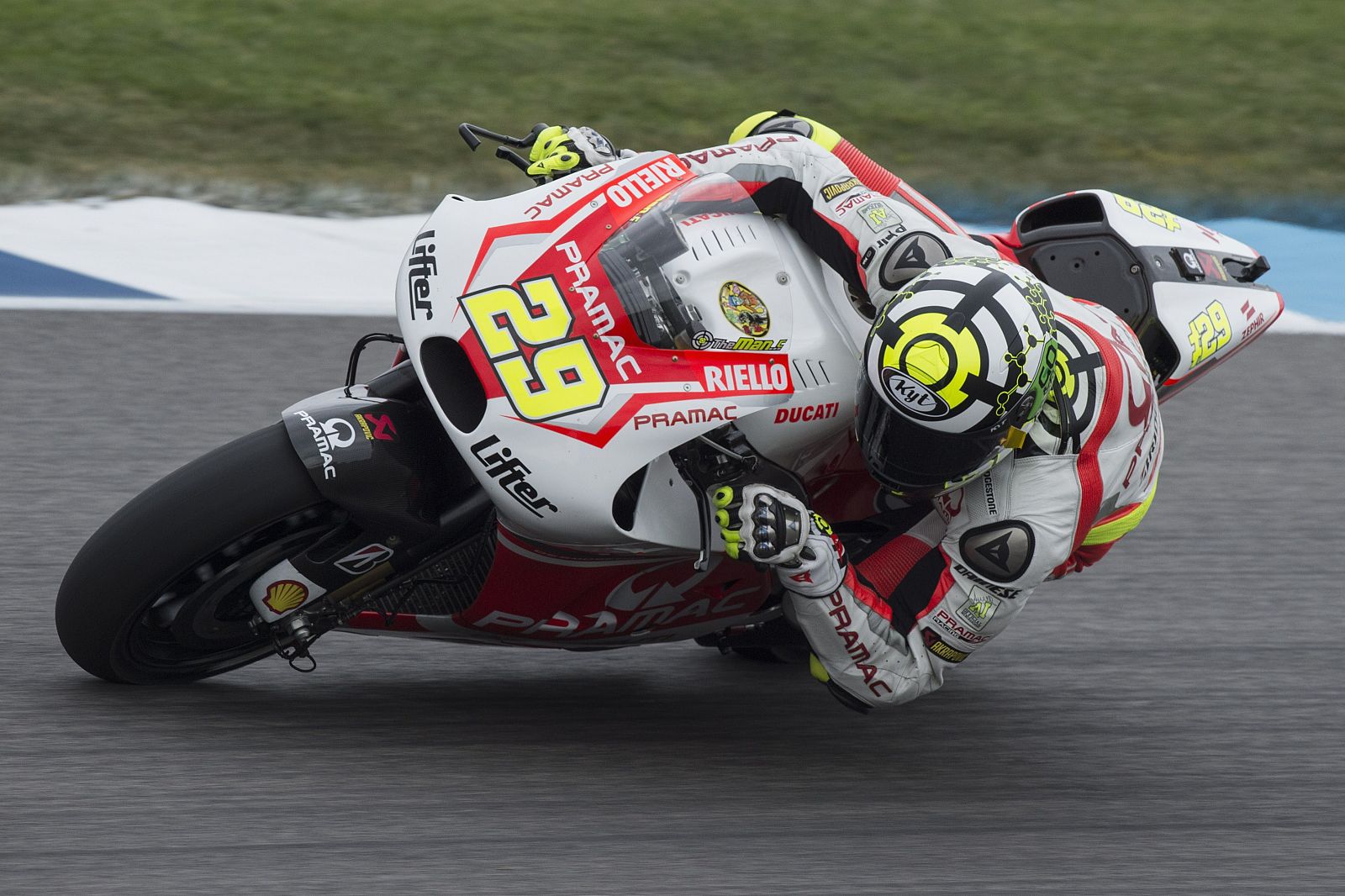 Andrea Iannone, en el circuito de Brno.