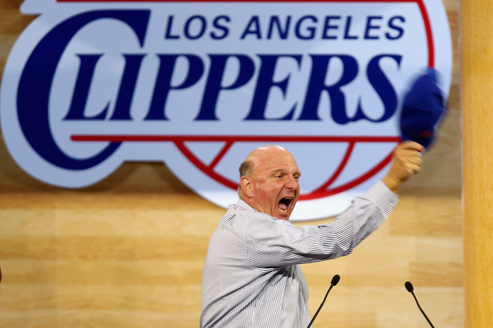 Intervención de Ballmer en el festival de Los Ángeles Clippers