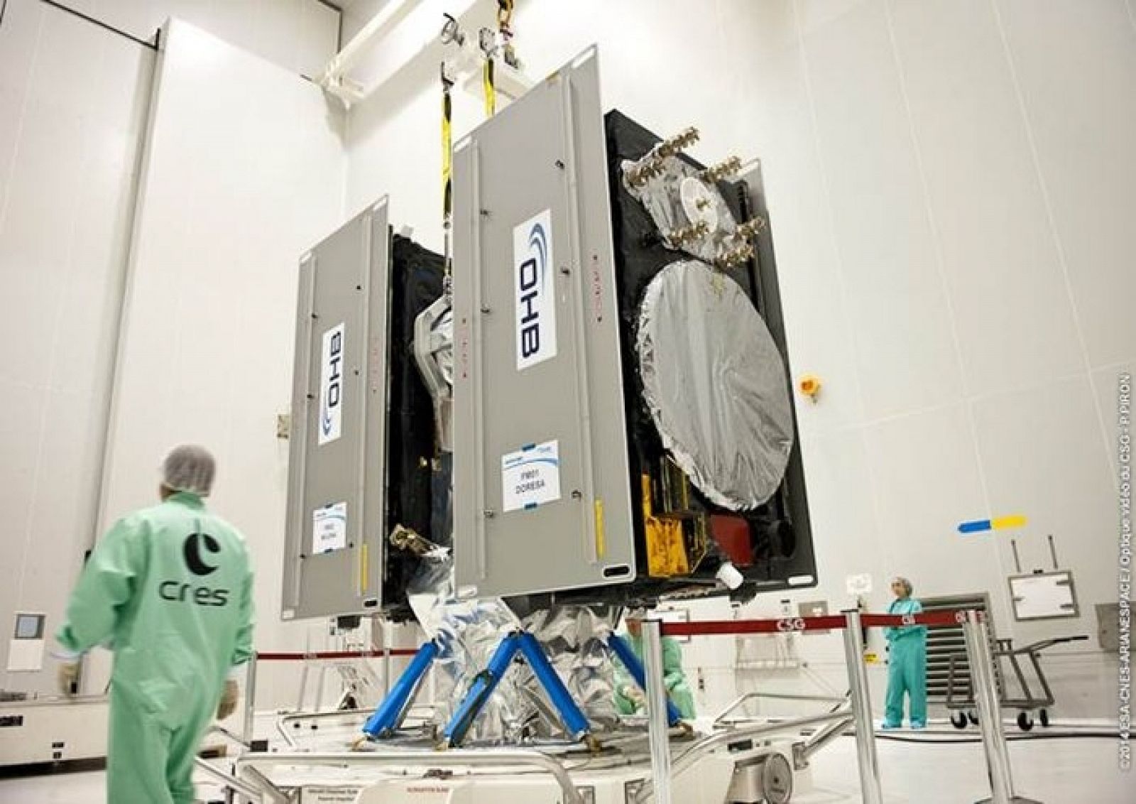 Dos nuevos satélites Galileo a punto de ser lanzados por la ESA.