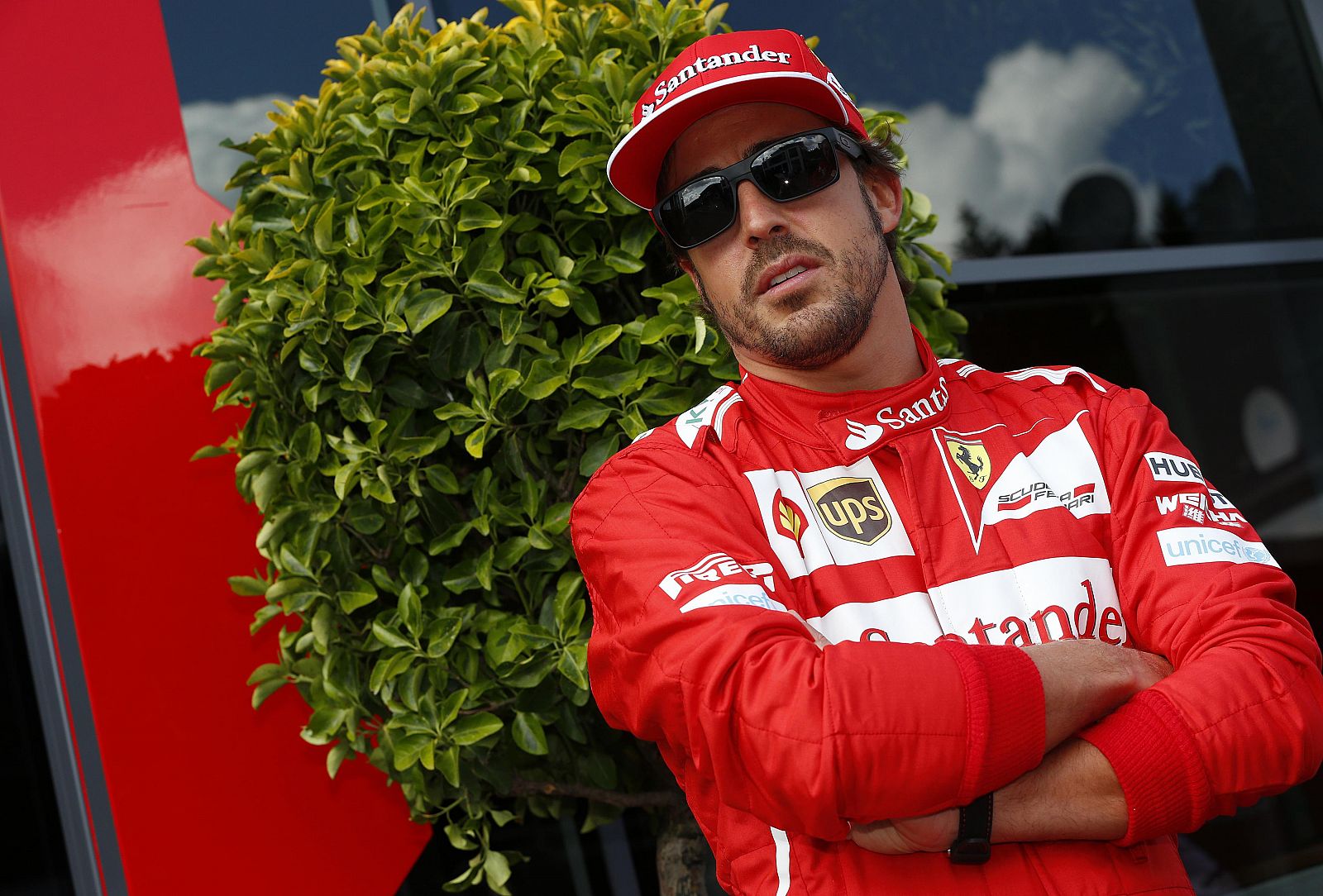 Fernando Alonso, en el circuito de Spa-Francorchamps