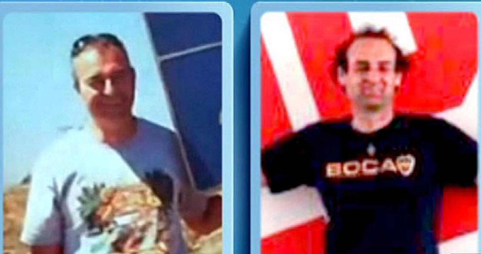 Jorge de Miguel y Víctor García, desaparecidos en el naufragio de Indonesia