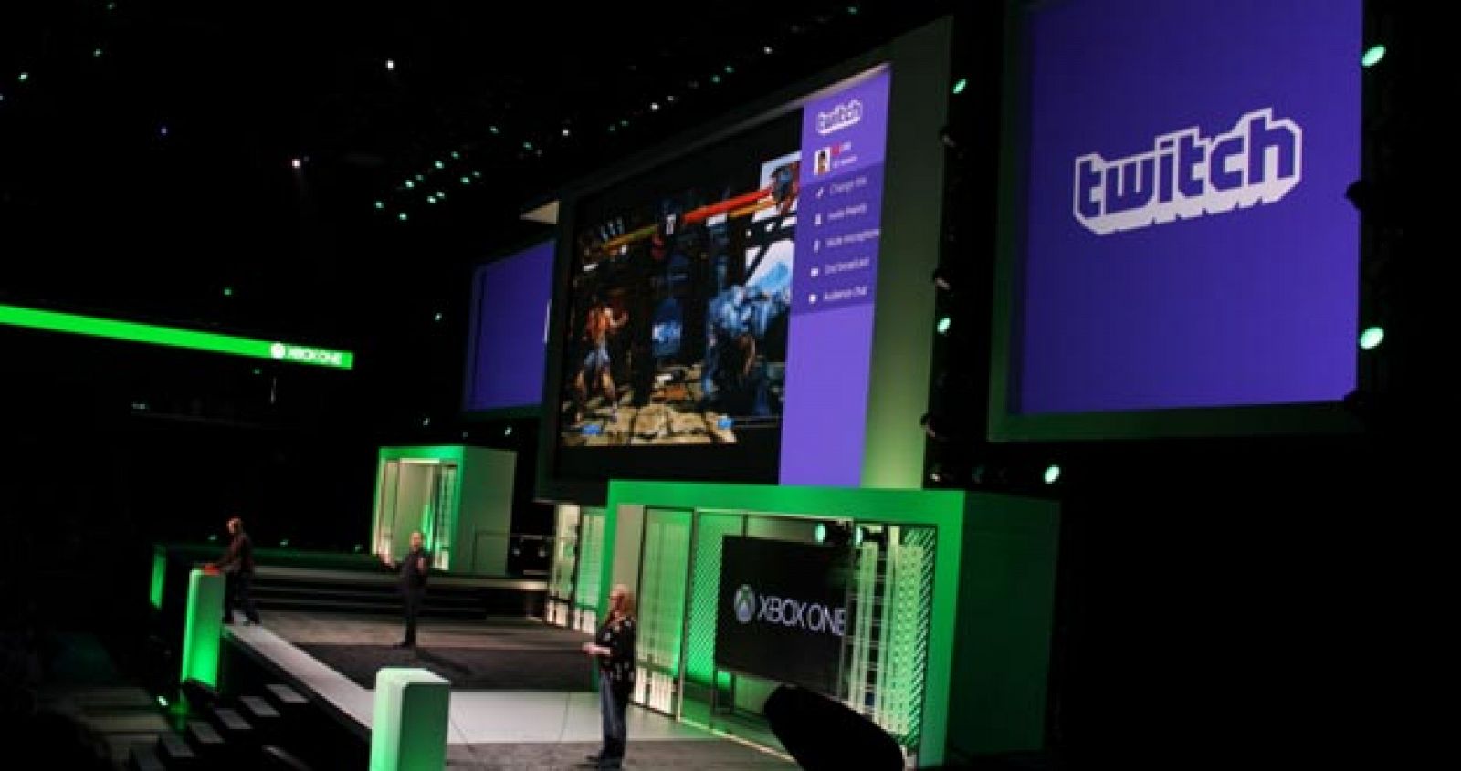 Una presentación de Twitch.tv en una feria de videojuegos en 2013
