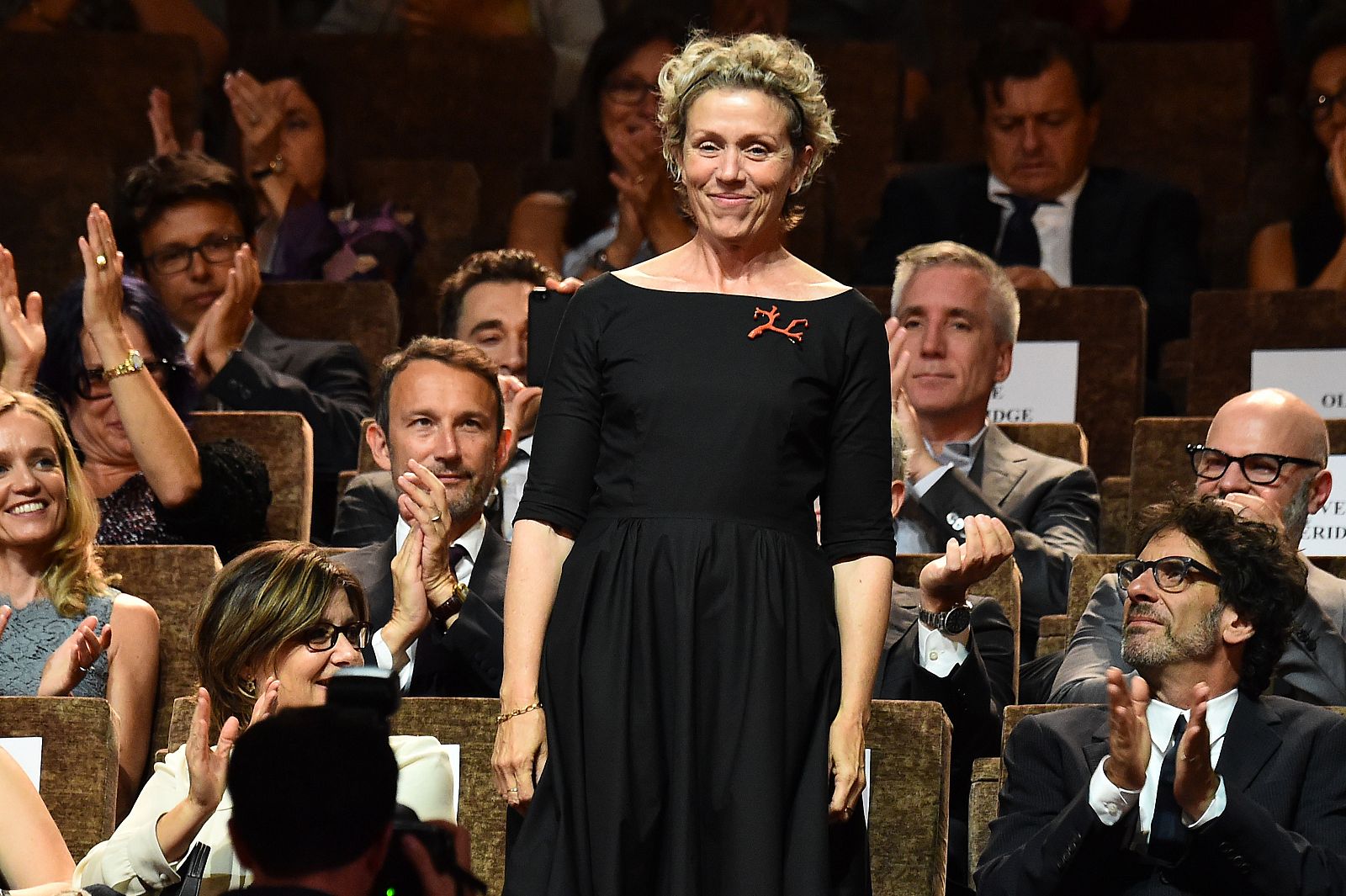 Frances McDormand recibe el reconocimiento de la Mostra