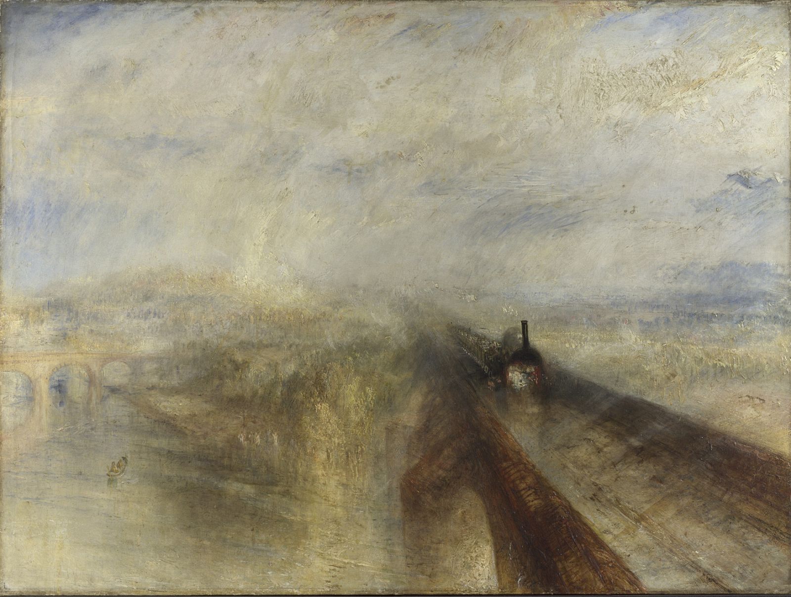 Turner, "Lluvia. vapor y velocidad" (1844)