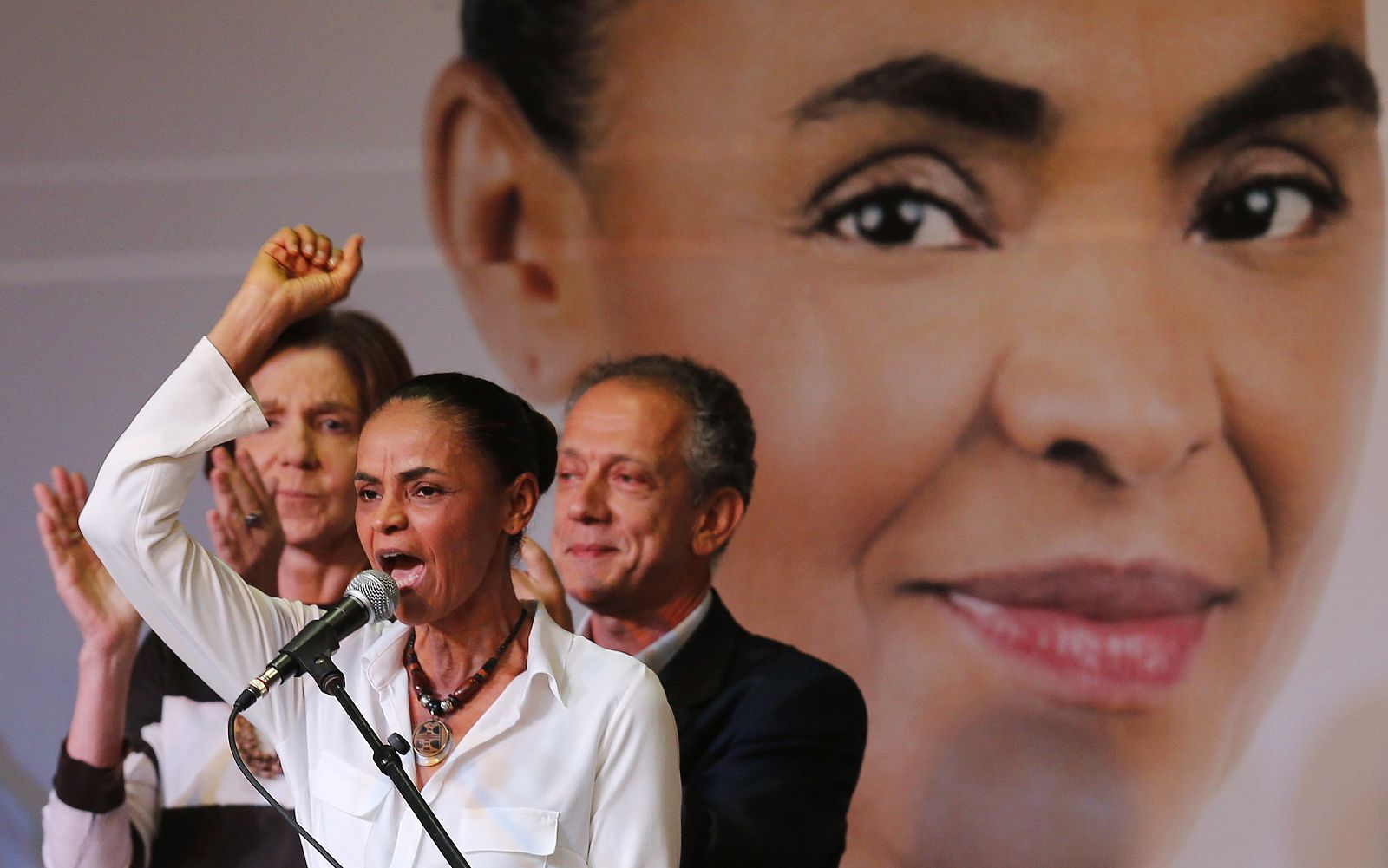 Marina Silva, candidata del PSB a las elecciones brasileñas.