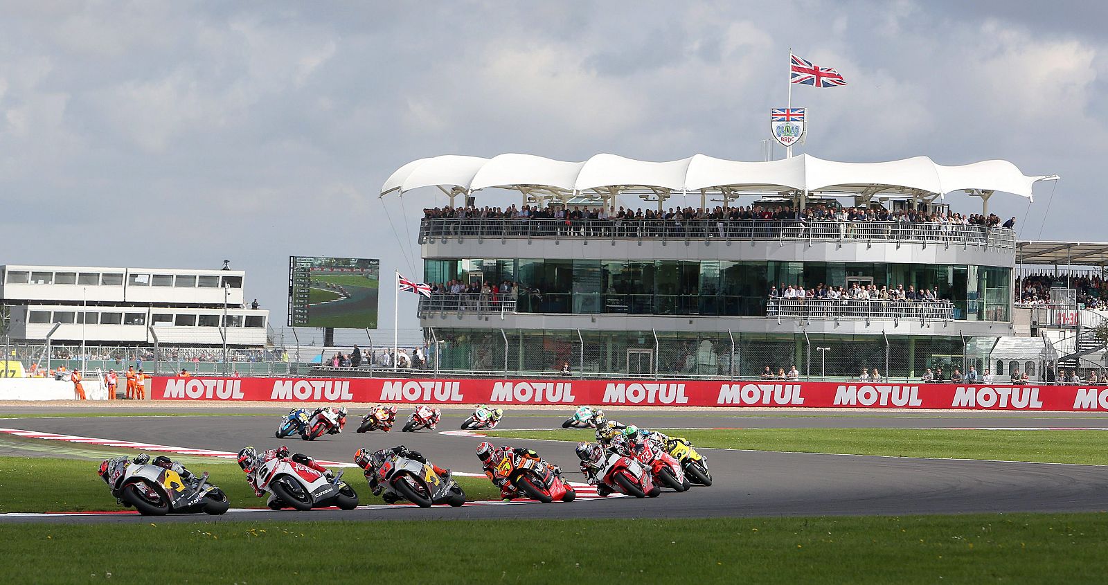 Imagen del pasado GP de Gran Bretaña, celebrado en Silverstone.