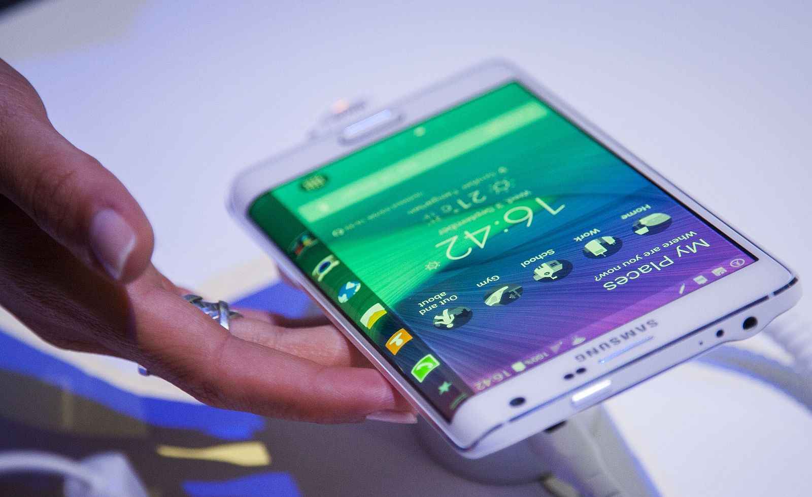 Samsung presenta en Berlín sus nuevos móviles de la gama Galaxy Note.