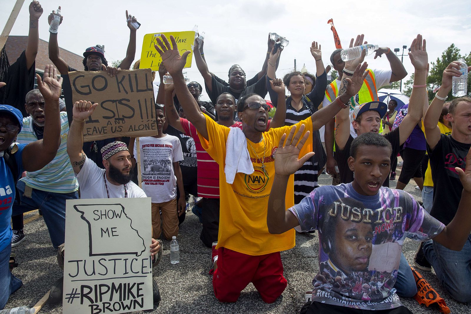 Protestas en Ferguson por la muerte del joven Michael Brown